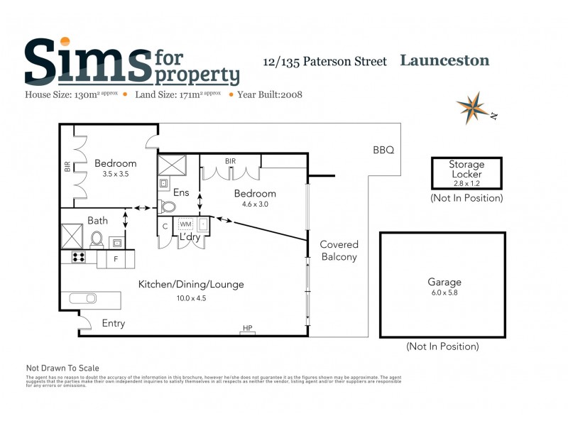 12/135-143 Paterson Street, Launceston TAS 7250 Floorplan