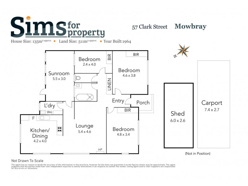 57 Clark Street, Mowbray TAS 7248 Floorplan