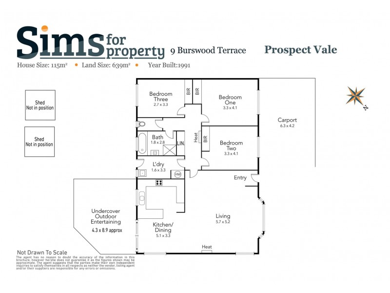 9 Burswood Terrace, Prospect Vale TAS 7250 Floorplan