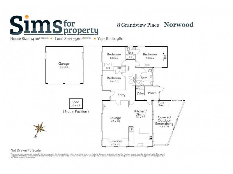 8 Grandview Place, Norwood TAS 7250 Floorplan
