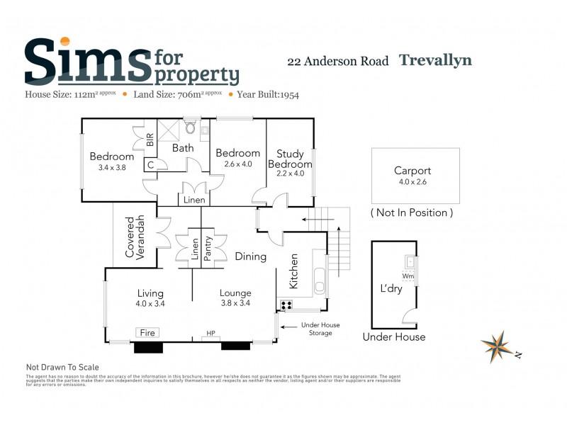 22 Anderson Road, Trevallyn TAS 7250 Floorplan
