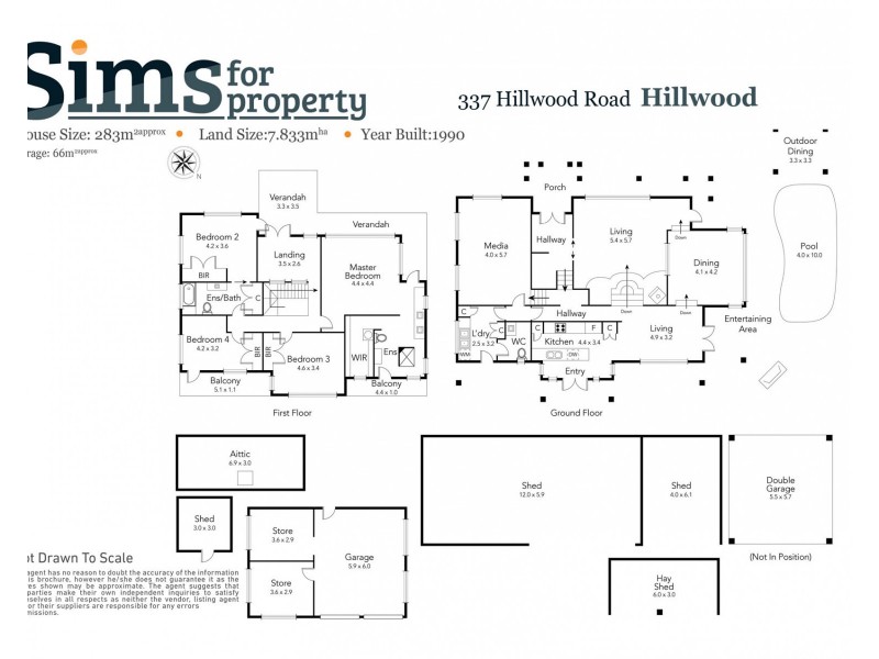 337 Hillwood Road, Hillwood TAS 7252 Floorplan