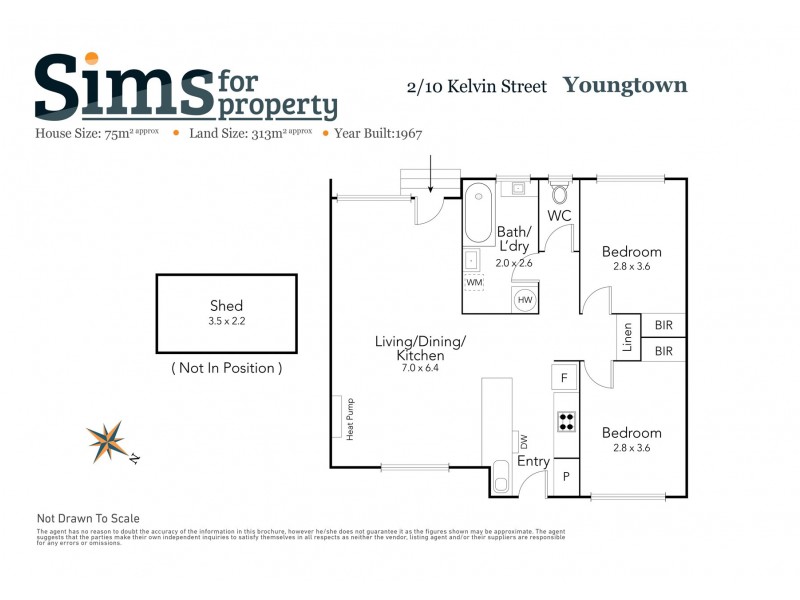 2/10 Kelvin Street, Youngtown TAS 7249 Floorplan