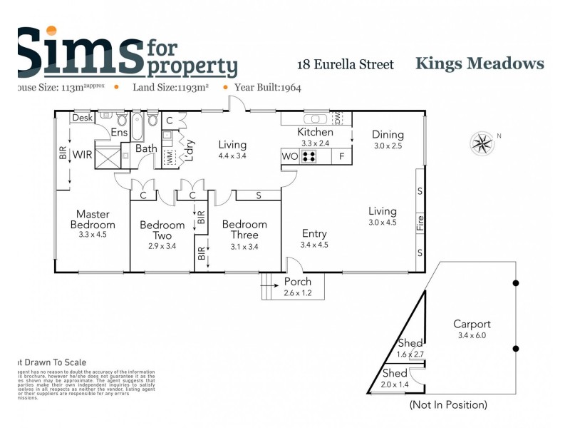 18 Eurella Street, Kings Meadows TAS 7249 Floorplan