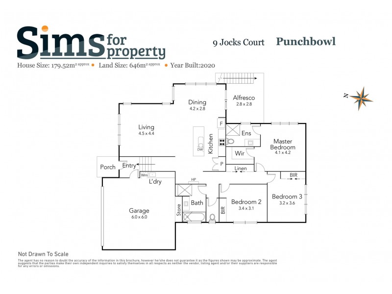 9 Jocks Court, Punchbowl TAS 7249 Floorplan