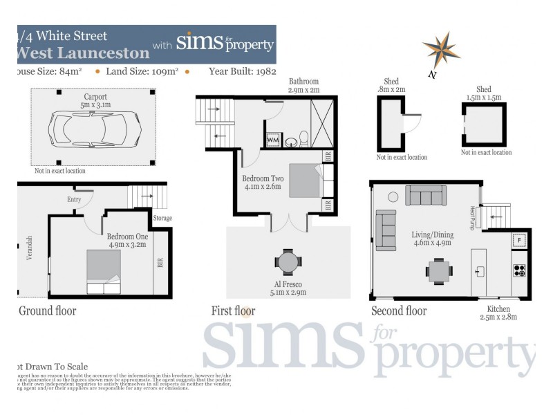 4/4 White Street, West Launceston TAS 7250 Floorplan