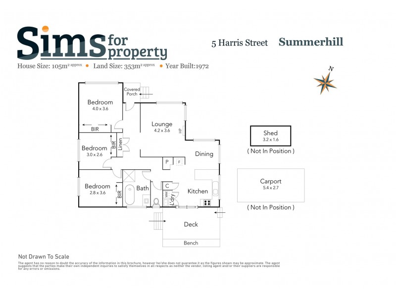 5 Harris Street, Summerhill TAS 7250 Floorplan