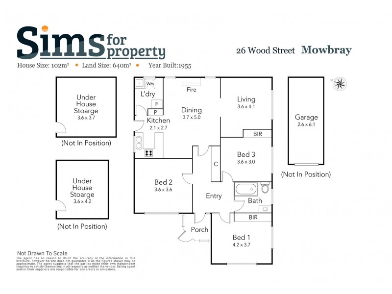 26 Wood Street, Mowbray TAS 7248 Floorplan