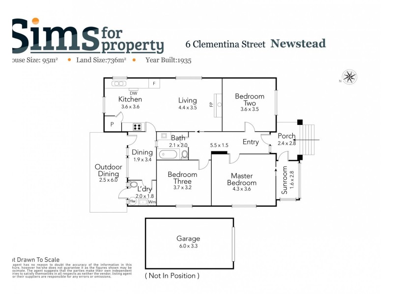 6 Clementina Street, Newstead TAS 7250 Floorplan