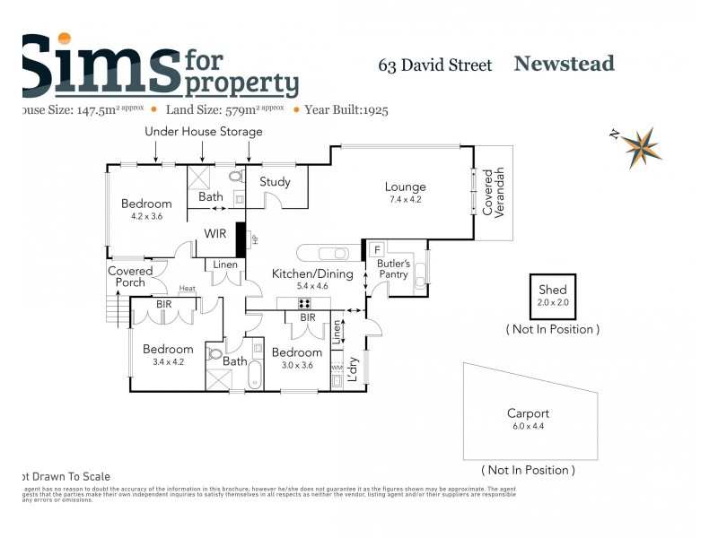 63 David Street, Newstead TAS 7250 Floorplan