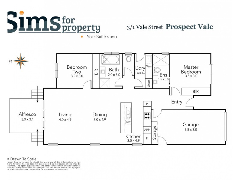 3/1 Vale Street, Prospect Vale TAS 7250 Floorplan