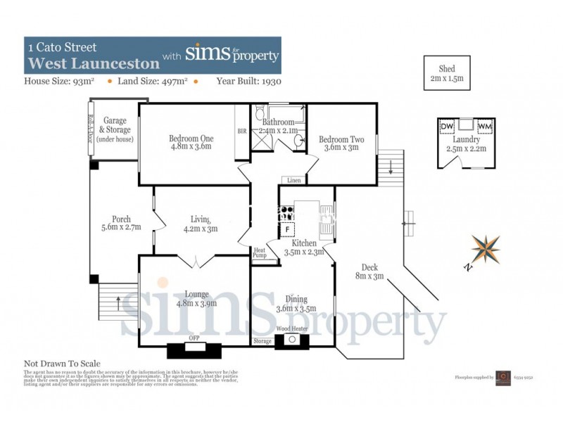 1 Cato Street, West Launceston TAS 7250 Floorplan