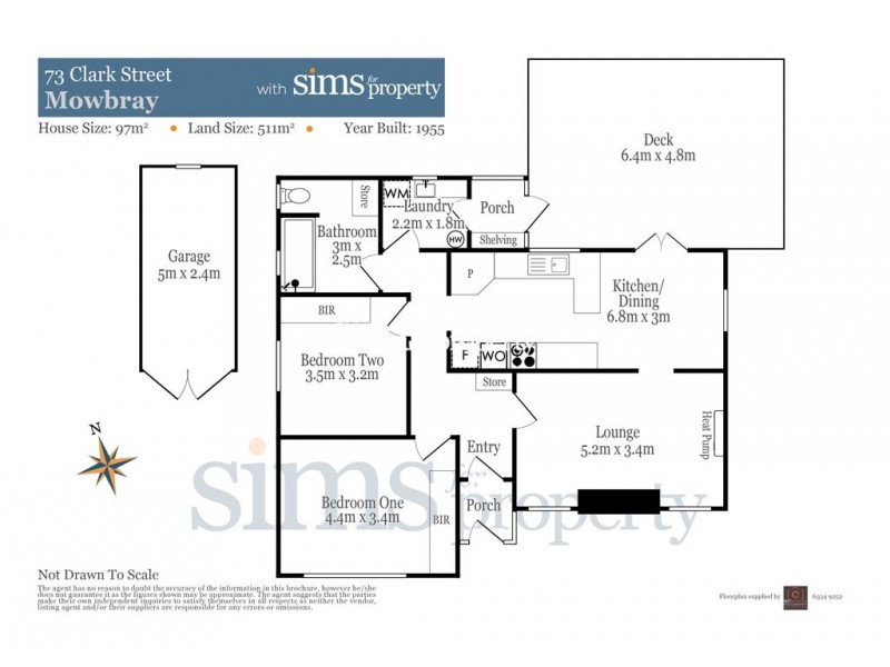 73 Clark Street, Mowbray TAS 7248 Floorplan