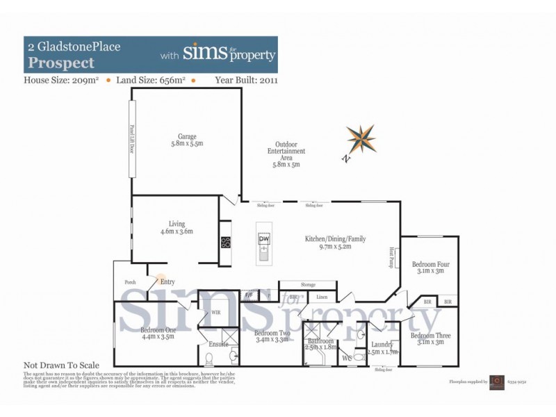 2 Gladstone Place, Prospect TAS 7250 Floorplan