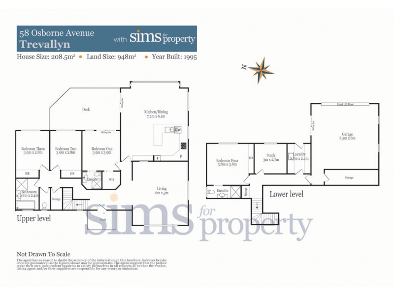 58 Osborne Avenue, Trevallyn TAS 7250 Floorplan