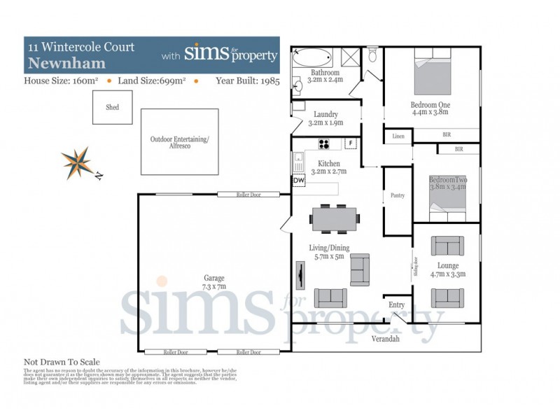 11 Wintercole Court, Newnham TAS 7248 Floorplan