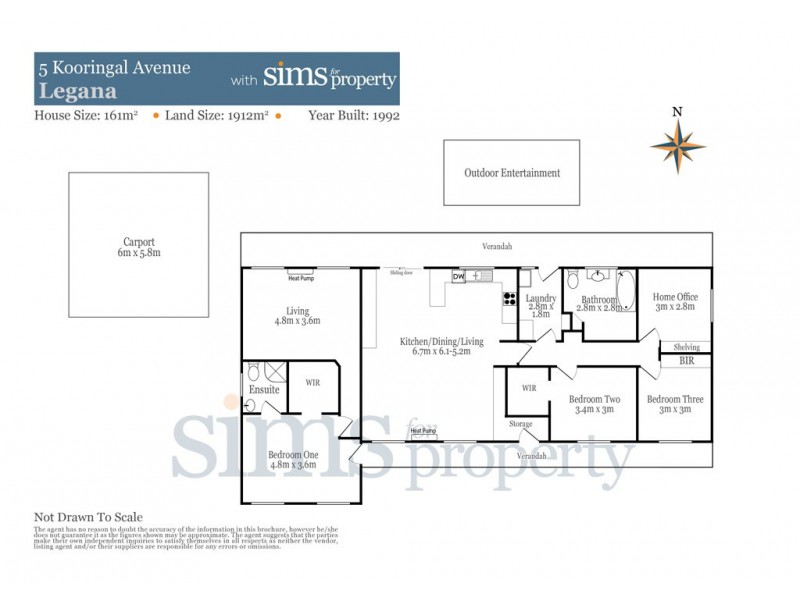 5 Kooringal Avenue, Legana TAS 7277 Floorplan