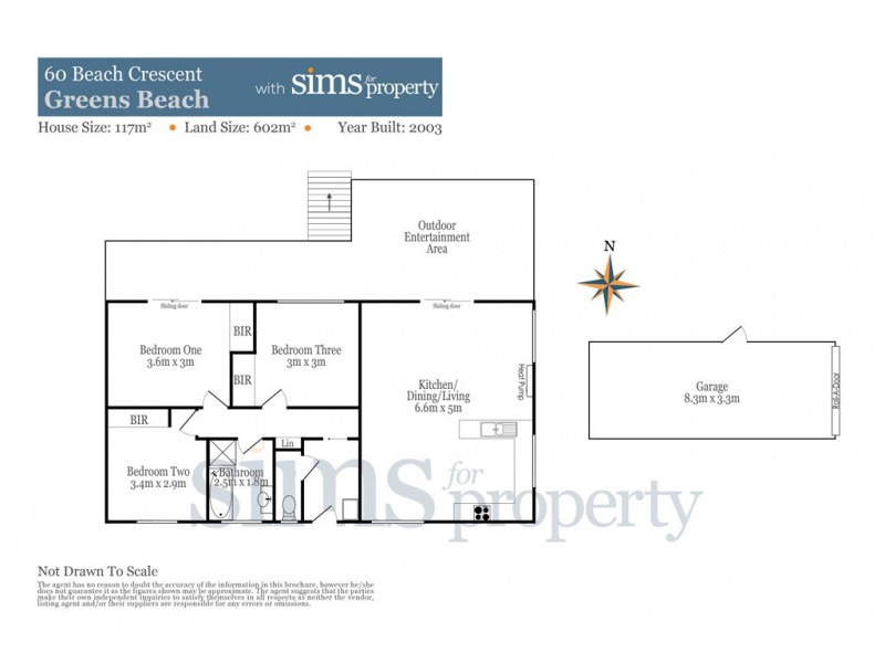 60 Beach Crescent, Greens Beach TAS 7270 Floorplan