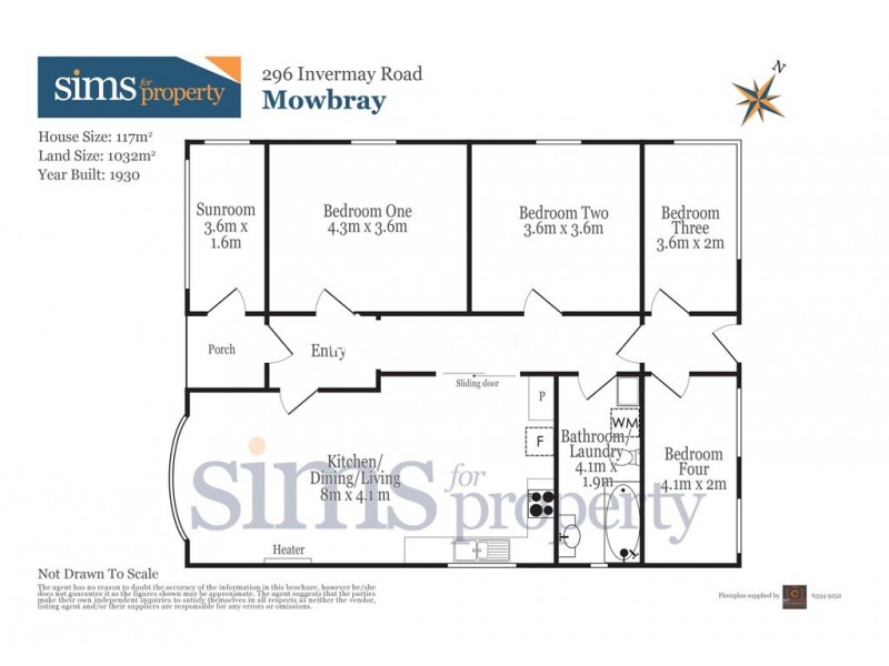 296 Invermay Road, Mowbray TAS 7248 Floorplan