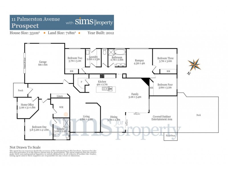 11 Palmerston Avenue, Prospect TAS 7250 Floorplan