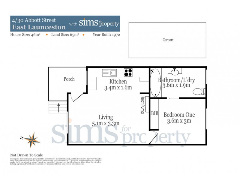4/30 Abbott Street, East Launceston TAS 7250 Floorplan