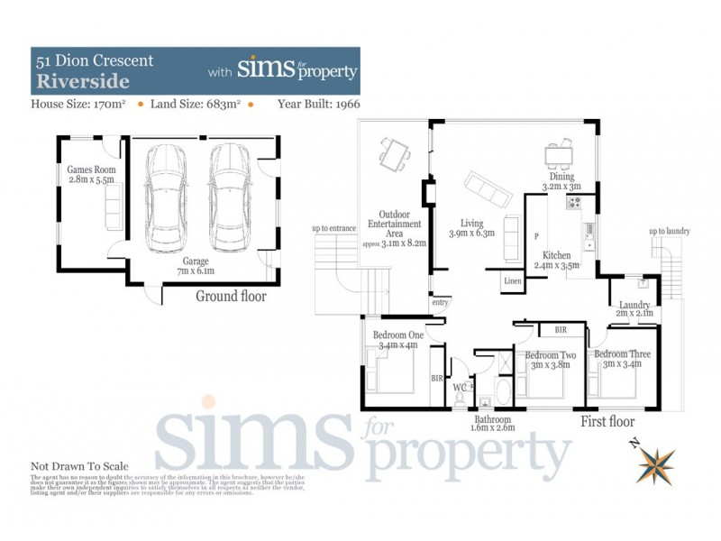 51 Dion Crescent, Riverside TAS 7250 Floorplan