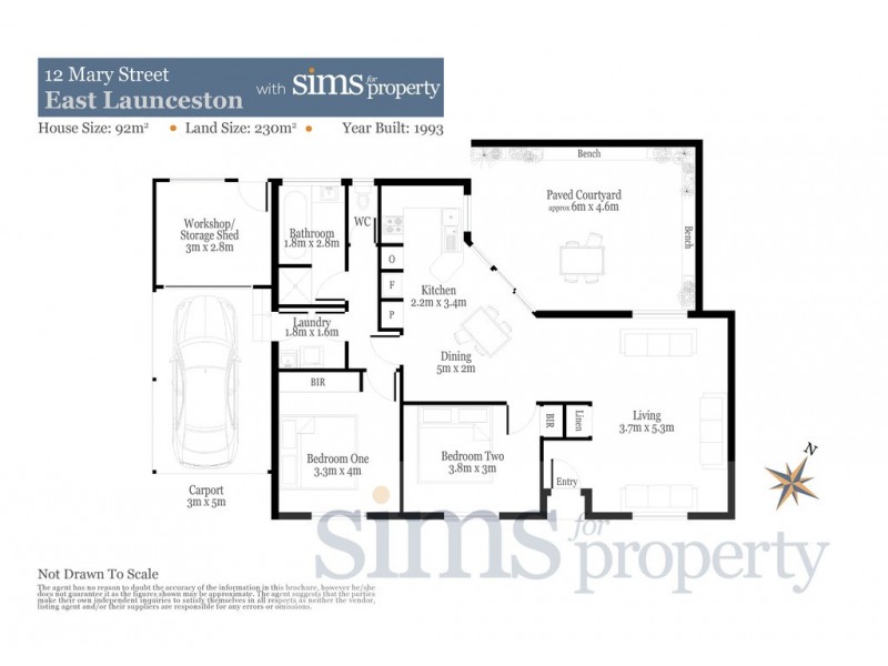 12 Mary Street, East Launceston TAS 7250 Floorplan