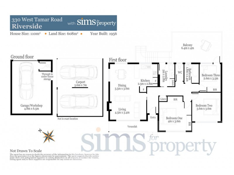 330 West Tamar Road, Riverside TAS 7250 Floorplan