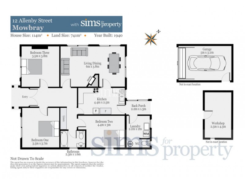 12 Allenby Street, Mowbray TAS 7248 Floorplan