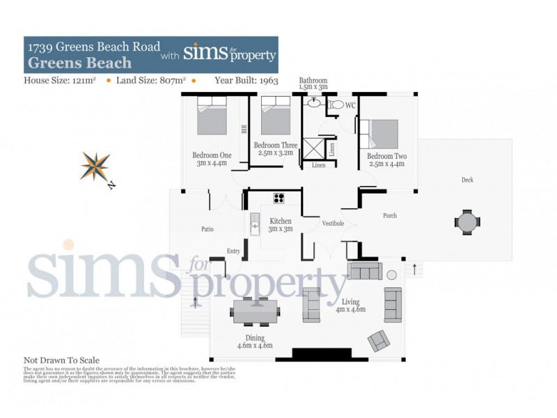 1739 Greens Beach Road, Greens Beach TAS 7270 Floorplan