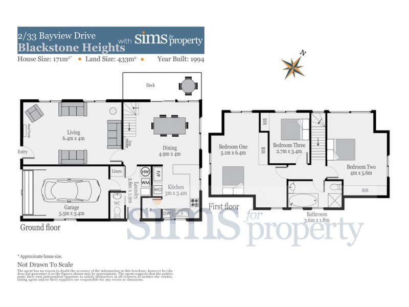 2/33 Bayview Drive, Blackstone Heights TAS 7250 Floorplan