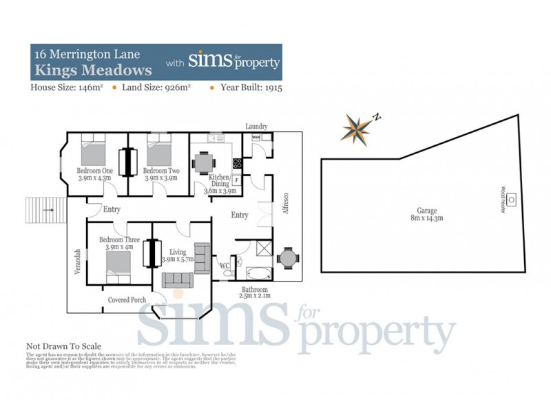 16 Merrington Lane, Kings Meadows TAS 7249 Floorplan