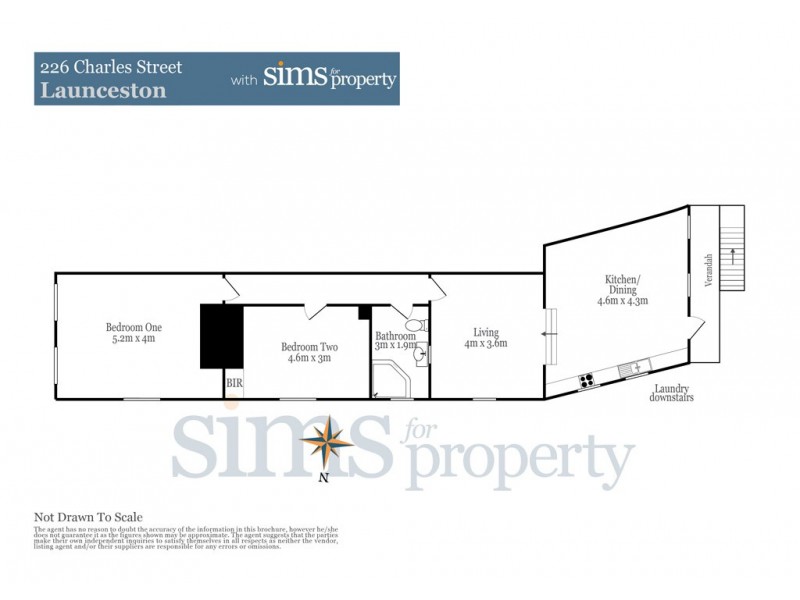1/226 Charles Street, Launceston TAS 7250 Floorplan