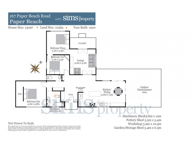 167 Paper Beach Road, Swan Point TAS 7275 Floorplan