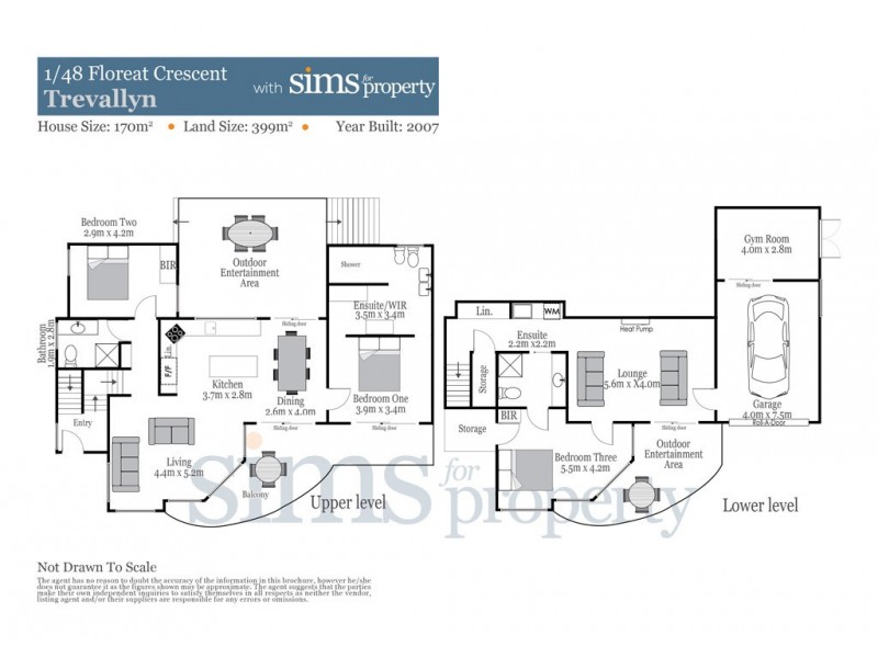 Unit 1 48 Floreat Crescent, Trevallyn TAS 7250 Floorplan