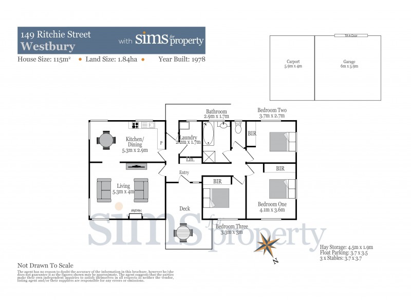 149 Ritchie Street, Westbury TAS 7303 Floorplan