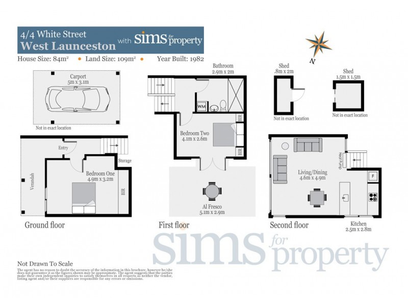 4/4 White Street, West Launceston TAS 7250 Floorplan