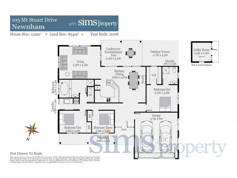 105 Mount Stuart Drive, Newnham TAS 7248 Floorplan