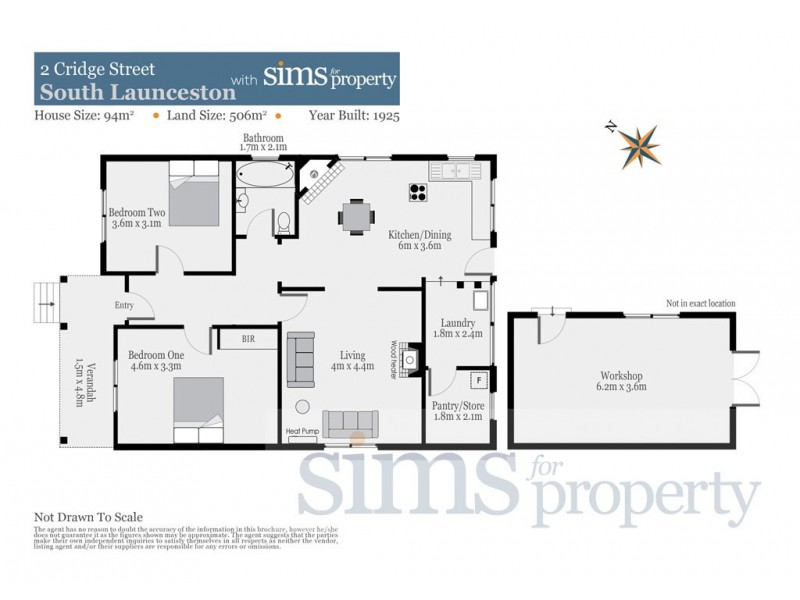2 Cridge Street, South Launceston TAS 7249 Floorplan