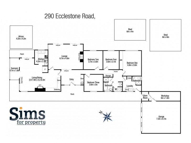 290 Ecclestone Road, Riverside TAS 7250 Floorplan
