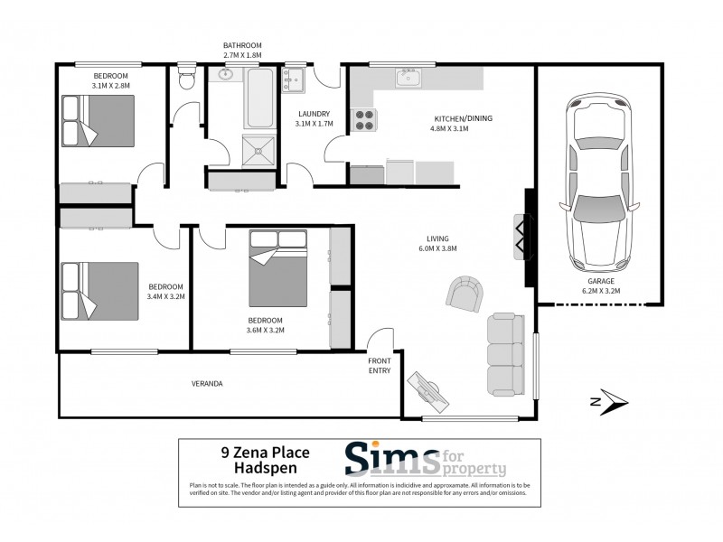 9 Zena Place, Hadspen TAS 7290 Floorplan