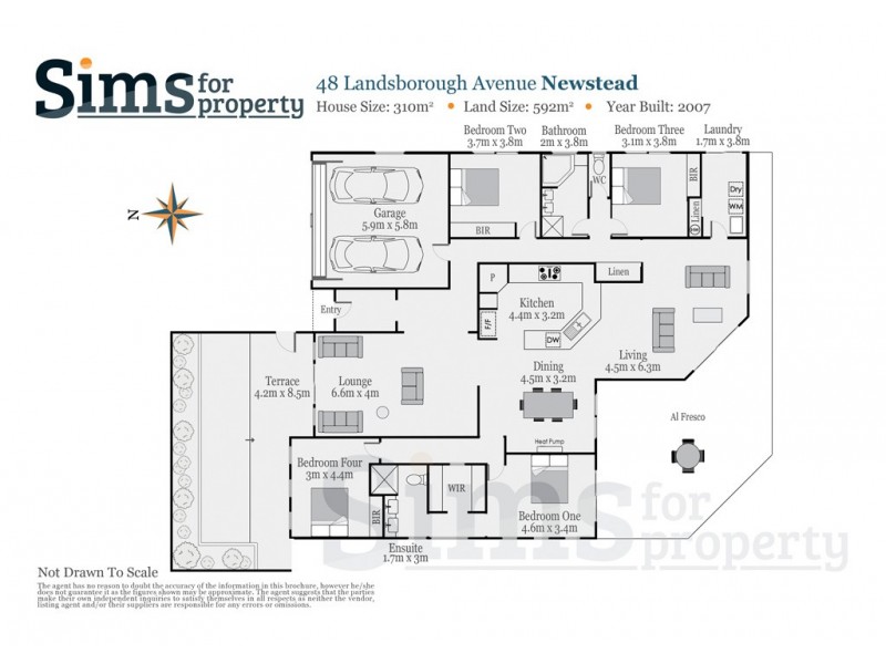 48 Landsborough Avenue, Newstead TAS 7250 Floorplan