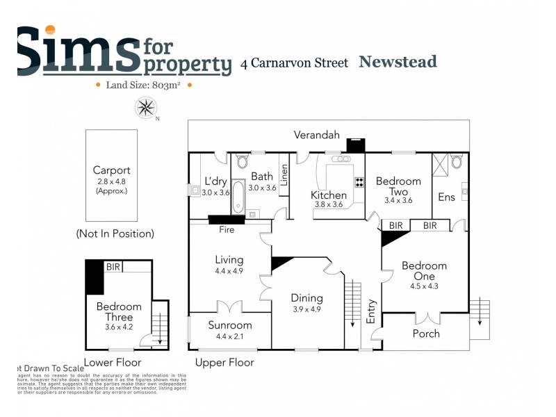 4 Carnarvon Street, Newstead TAS 7250 Floorplan