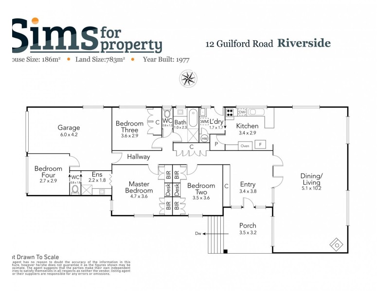 12 Guilford Road, Riverside TAS 7250 Floorplan