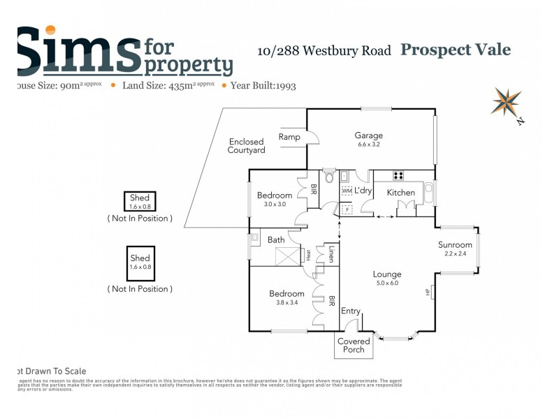 10/288 Westbury Road, Prospect Vale TAS 7250 Floorplan