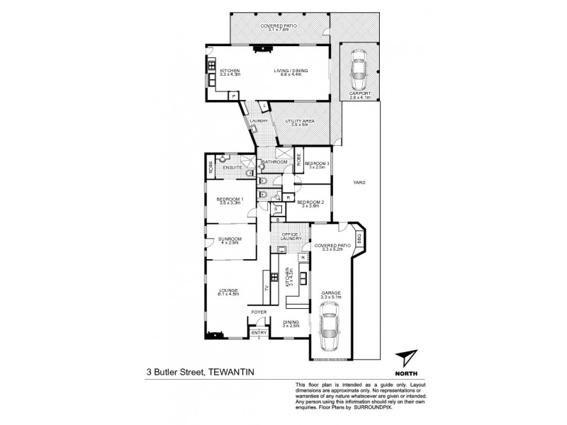 3 Butler St, Tewantin QLD 4565 Floorplan