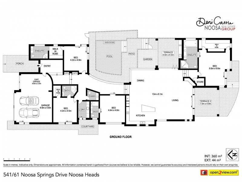 541 Noosa Springs Drive, Noosa Springs, Noosa Heads QLD 4567 Floorplan