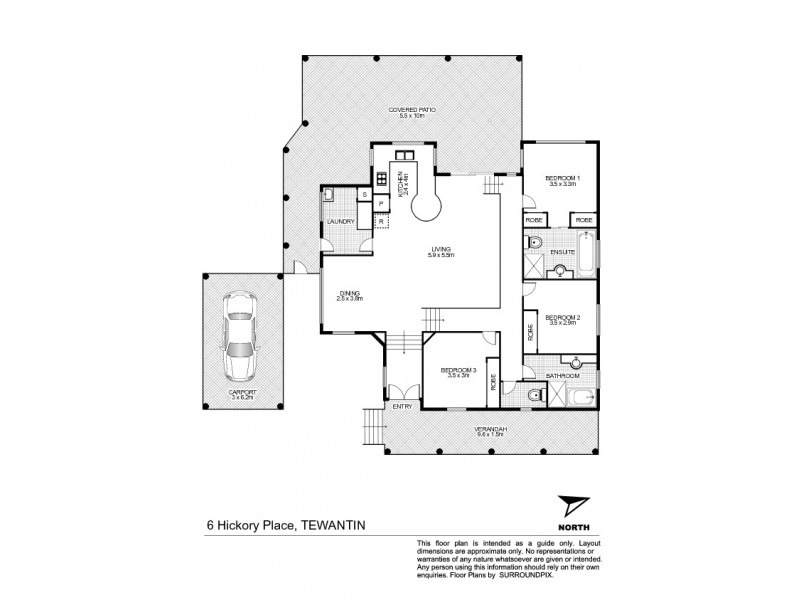 6 Hickory Place, Tewantin QLD 4565 Floorplan
