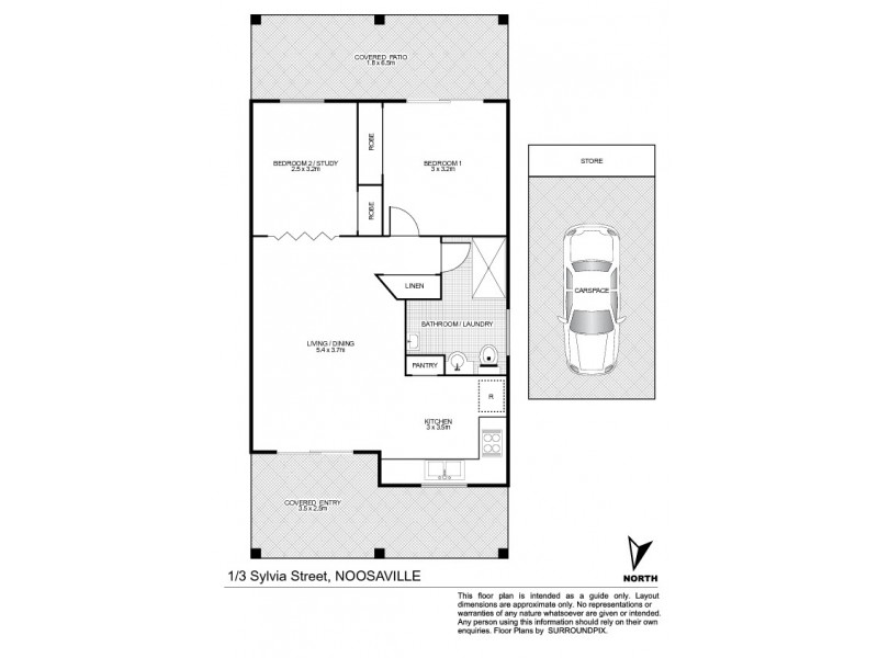 1/3 Sylvia Street, Noosaville QLD 4566 Floorplan