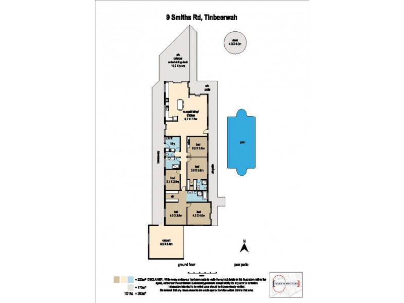 9 Smiths Road, Tinbeerwah QLD 4563 Floorplan